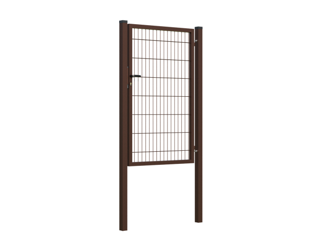 Bránka 1kr. 2D BOX ZnPVC 1000x1500mm RAL 8017 hnedá